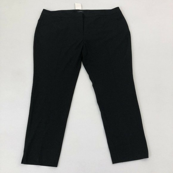 Halogen Pants Women's 20 Black Slacks Dark Wash Taylor Fit Pants Size 20 NWT - Picture 1 of 12